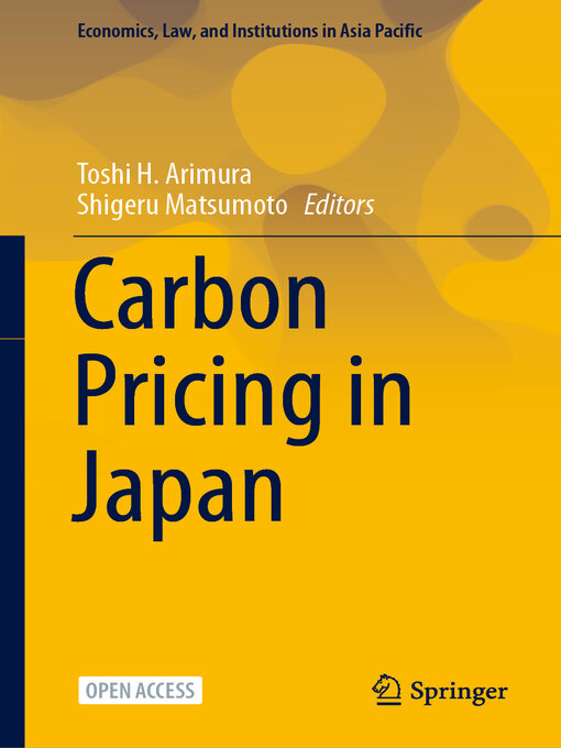 Title details for Carbon Pricing in Japan by Toshi H. Arimura - Available